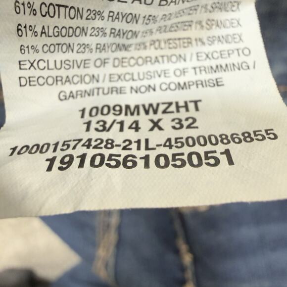 Wrangler Retro Mae Mid Rise Boot Cut Jeans Blue Stretch Denim Womens 13x32 Rodeo - Picture 8 of 11